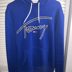 blue Tommy Hilfiger hoodie